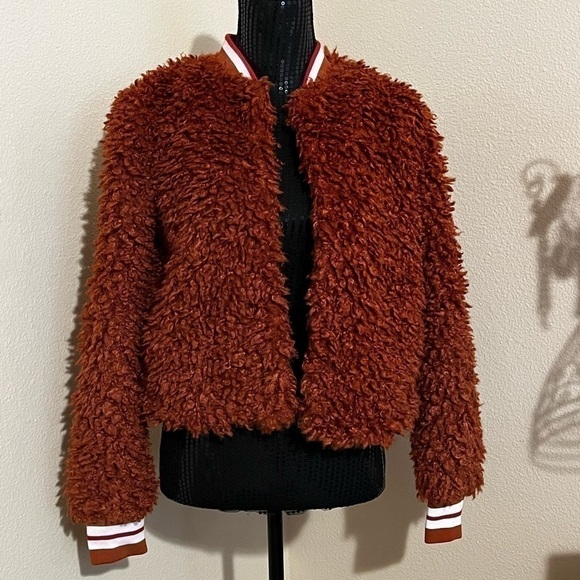 Jessica Simpson Rust Bomber Jacket - Picture 4 of 4
